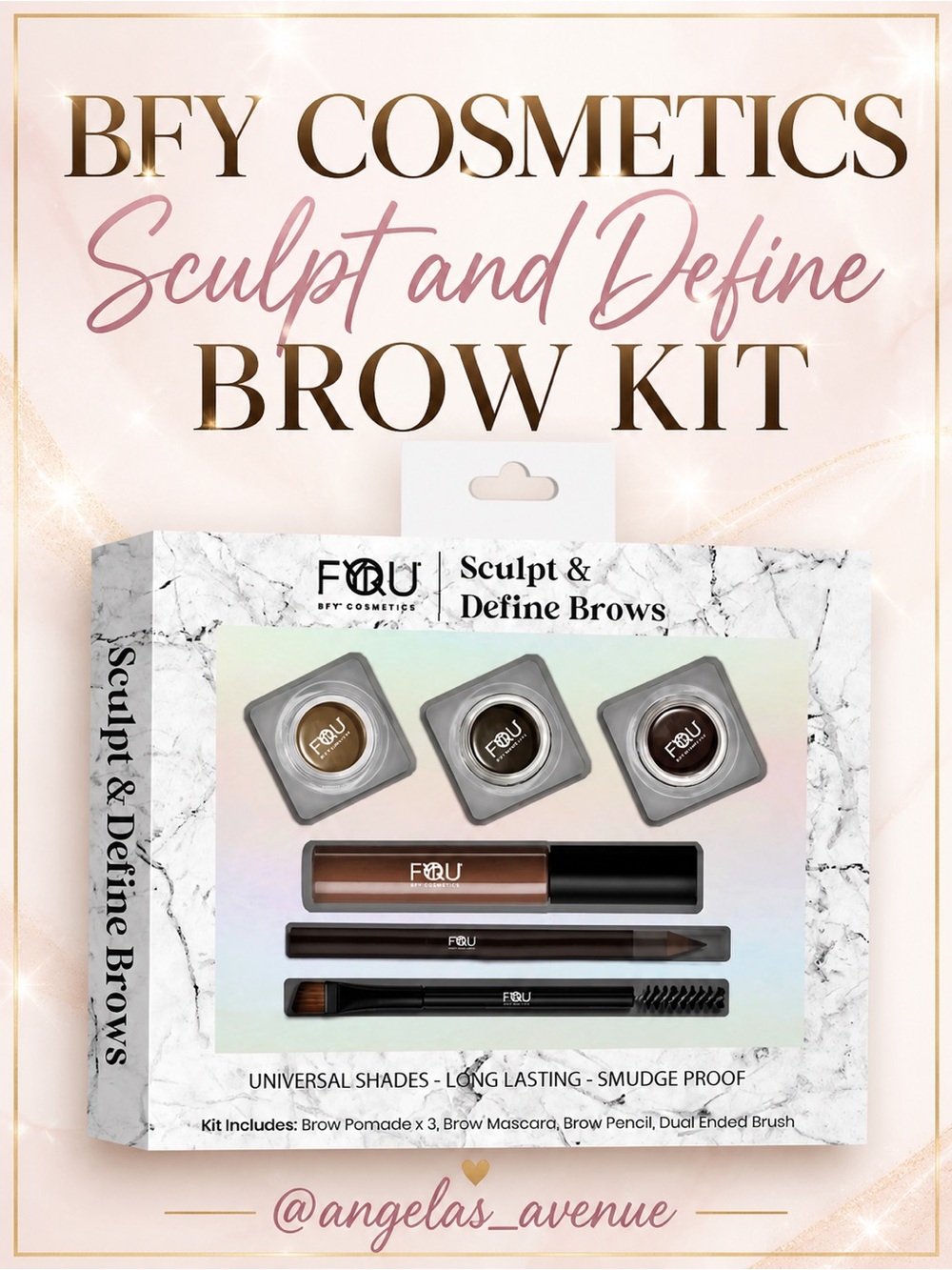 Sculpt & Define Brows Kit - Brown Shades